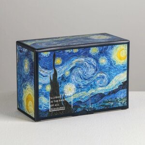 Коробкапенал, упаковка подарочная, Ван Гог'22 х 15 х 10 см