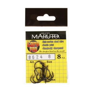 Крючки карповые Maruto 8624, цвет BN, 8 Carp Pro, 8 шт.