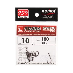 Крючки Kujira Universal 180, цвет BN, 10, 10 шт.