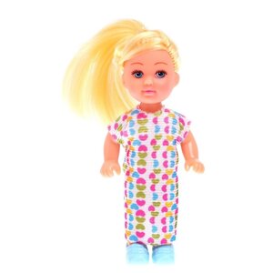 Кукла-малышка 'Ева'в платье, МИКС