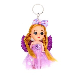 Кукла 'Юля' на брелоке, с крыльями, цвет МИКС (комплект из 12 шт.)