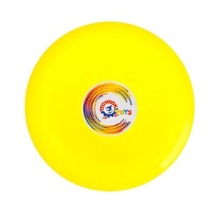 Летающая тарелка, 24 x 24 x 2,5 см, цвет жёлтый + мел в подарок