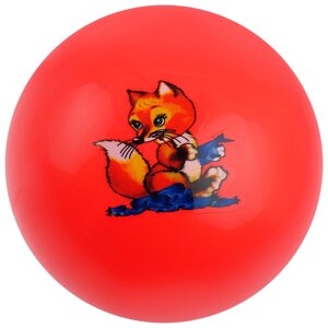 Мяч детский 'Животные'd25 см, 75 г, цвет МИКС