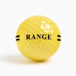 Мяч для гольфа PGM 'Range'двухкомпонентный, d-4.3, жёлтый (комплект из 300 шт.)