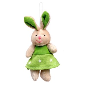 Мягкая игрушка 'Кролик'на подвеске, виды МИКС