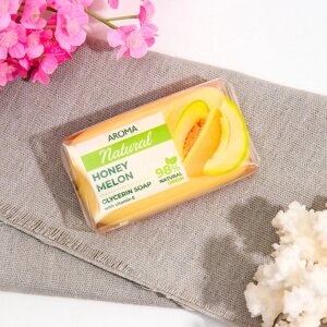 Мыло туалетное 'Aroma Natural Honey melon' с витамином Е, 100 гр