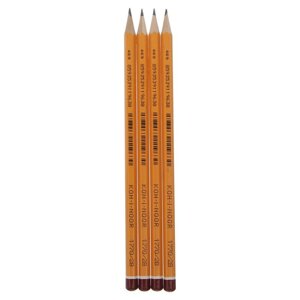 Набор 4шт карандаш ч/г K-I-N 1770 2B BLACK SUN, б/ласт (4157781)