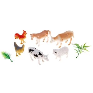 Набор фигурок животных 'Домашние животные'6 штук, с аксессуарами