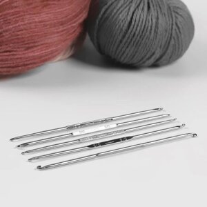 Набор крючков для вязания, d 1-3 мм, 13 см, 5 шт (комплект из 2 шт.)