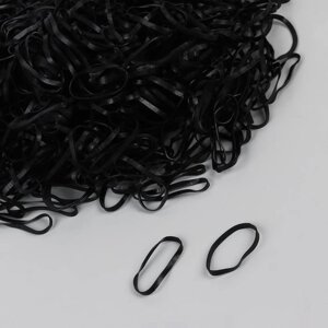 Набор парикмахерских резинок для создания прически, d 2 см, 50 гр, цвет чёрный