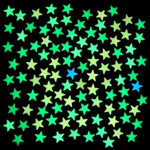 Набор светящегося декора 'Звезды' цветные микс (комплект из 2 шт.)