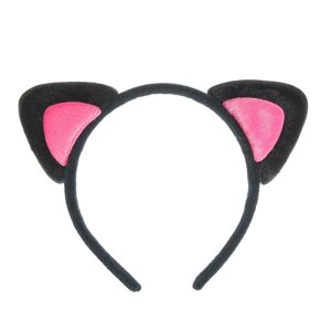 Ободок 'Ушки' аниме, цвет розовый