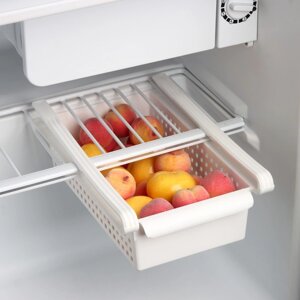 Органайзер для холодильника 'Лофт'23,5x14,7x7,7 см, цвет белый