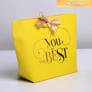 Пакет подарочный, упаковка, You are the best'19 х 20 х 9 см