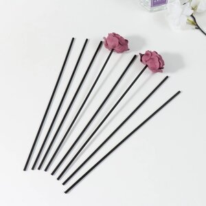 Палочки фибровые для аромадиффузора 'Сиреневые цветы' набор 2 цветка + 6 палочек