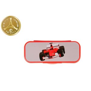 Пенал-футляр Стамм 'Автомобиль'90 х 217 х 43 мм, пластиковый, красный