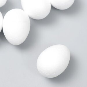 Пенопластовые заготовки для творчества 'Эллипсы' набор 15 шт 3,5 см (яйцо)