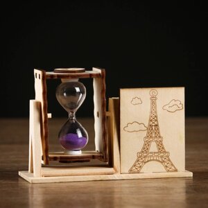 Песочные часы 'Башня'сувенирные, с карандашницей, 10 х 13.5 см, микс