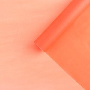 Плёнка для цветов упаковочная тишью влагостойкая 'Алая'0.6 x 8 м, 30мкм