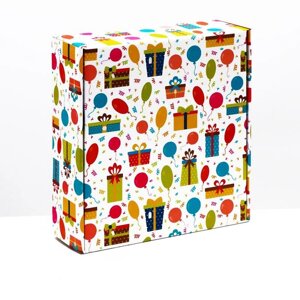 Подарочная коробка 'Подарки'28,5 х 9,5 х 29,5 см (комплект из 5 шт.)