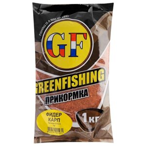 Прикормка Greenfishing фидер GF, карп, 1 кг