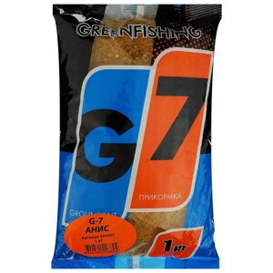 Прикормка Greenfishing G-7, анисовый микс, 1 кг
