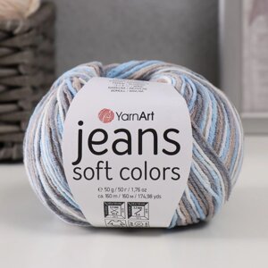 Пряжа 'Jeans Soft Colors' 55 хлопок, 45 акрил 160м/50гр (6210)