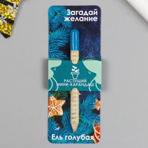Растущие подарочные карандаши mini Загадай желание 'Ель голубая'