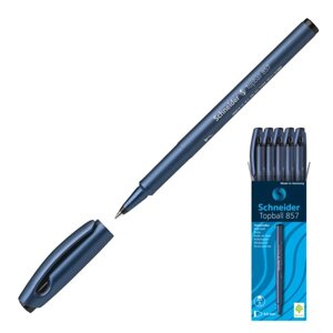 Ручка-роллер Schneider 'TopBall 857' чернила черные, узел 0,8 мм, одноразовая