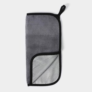 Салфетка для уборки Raccoon 'Суперплотная мульти'30x30 см, микрофибра, цвет серый