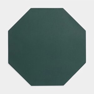 Салфетка сервировочная на стол 'Тэм'38x38 см, цвет зелёный (комплект из 6 шт.)