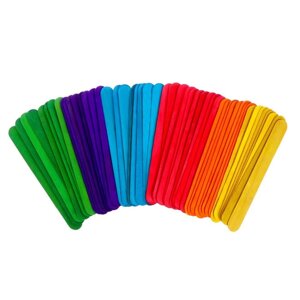 Счётные палочки большие цветные, набор 50 шт., длина палочки 15 см