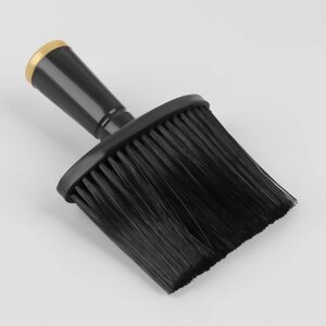 Щётка-сметка для удаления волос, 14 x 9 (1) см, цвет чёрный