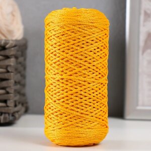 Шнур для вязания 100 полиэфир 1мм 200м/7510гр (08-желтый)