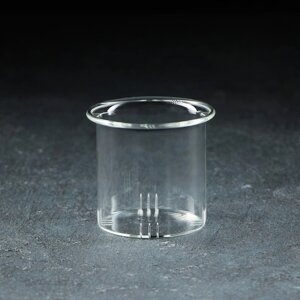 Сито стеклянное для чайника 'Валенсия'7,5x7 см, внутренний диаметр 6,5 см)