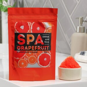 Скраб для тела с морской солью, 250 г 'SPA grapefruit'BEAUTY FOX