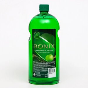 Средство для мытья посуды 'BONIX' зелёное яблоко, 1,5 л