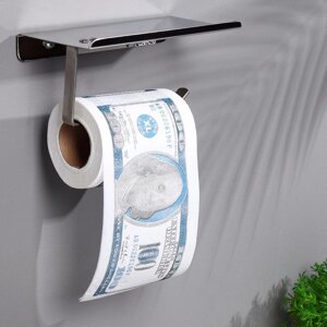 Сувенирная туалетная бумага '100 долларов'9,5х10х9,5 см