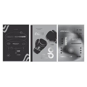 Тетрадь А4, 96 листов в клетку на скрепке 'Мой выбор'обложка мелованный картон, ламинация SoftTouch, тиснение