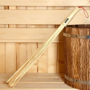 Веник массажный для бани 'С легким паром'бамбук, 57 см