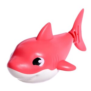 Заводная игрушка водоплавающая 'Акулёнок'цвета МИКС