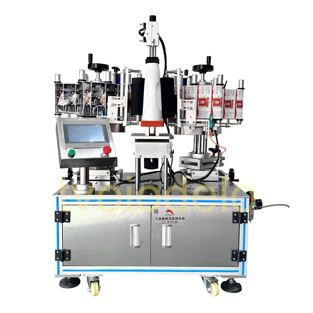 Полуавтоматический этикетировщик для овальной тары от компании ТОО "Твоё дело" - фото 1