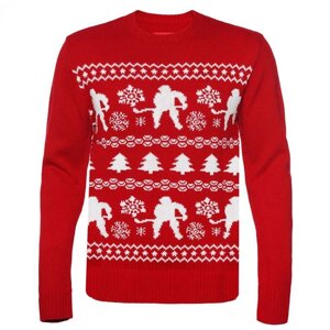 Толстовка holiday UGLY sweater SR red