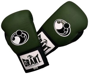 Боксерские перчатки GRANT Custom Pro Puncher 12 oz зеленый