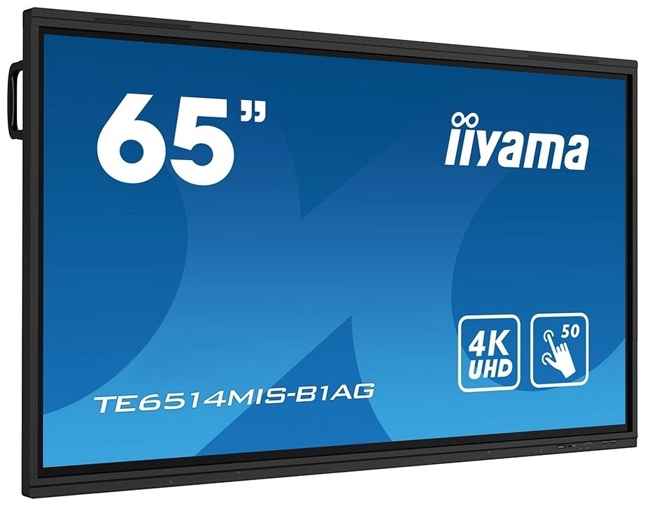 Интерактивная панель Iiyama TE6514MIS-B1AG 65 дюйм от компании Интернет-магазин спортивных товаров Metasport - фото 1