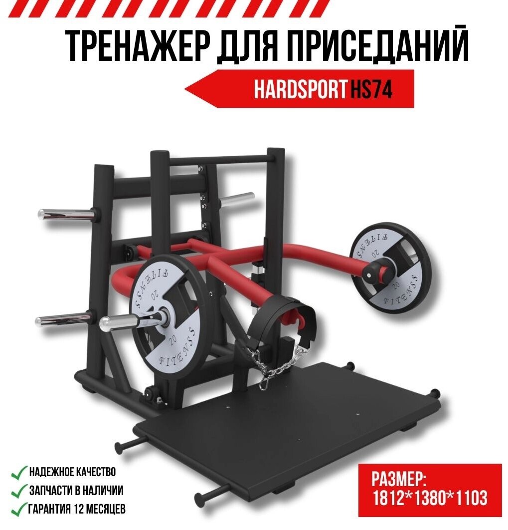 Силовой тренажер HARDSPORT HS74 от компании Интернет-магазин спортивных товаров Metasport - фото 1