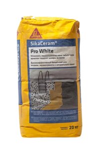 SikaCeramPro White - клей на основе белого цемента 20кг