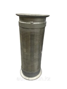 Гофра глушителя SHACMAN L=350 D=120 (прямая, под 2 хомута)