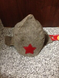 Шляпа Буденовка НП серый