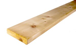 Доска полка кедр сибирский сорт С 27x115x2,0-3,0 м/п